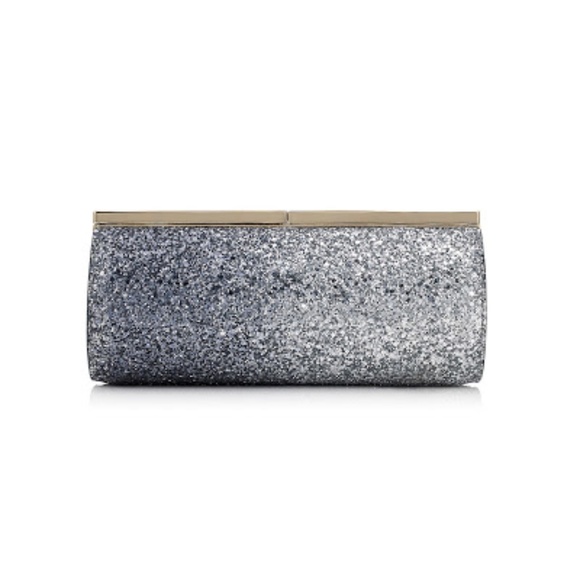 Jimmy Choo Trinket Navy/Silver Clutch - Picture 3 of 16